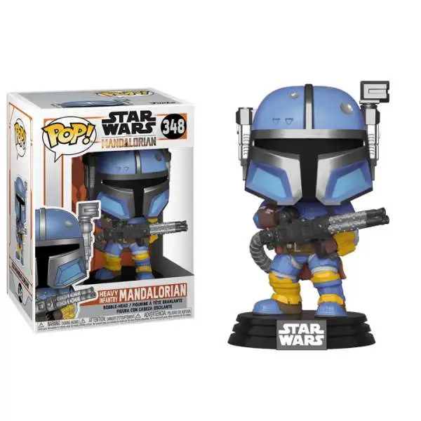 Funko The Mandalorian POP! Star Wars Heavy Infantry Mandalorian Vinyl Figure #348