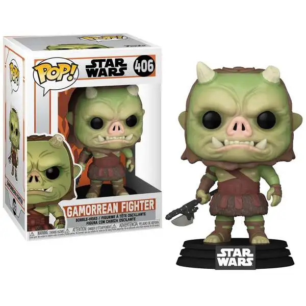 Funko The Mandalorian POP! Star Wars Gamorrean Fighter Bobble Head Vinyl Figure #406