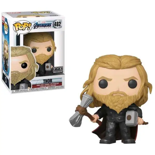 Funko Avengers Endgame POP! Marvel Thor Exclusive Vinyl Figure #482 [Mjolnir and Stormbreaker, Damaged Package]