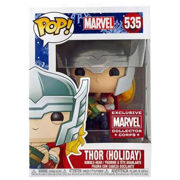 Funko POP! Marvel Thor Exclusive Vinyl Figure #535 [Holiday]