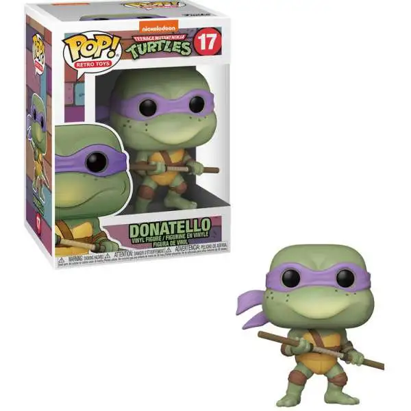 Funko Teenage Mutant Ninja Turtles POP! Retro Toys Donatello Vinyl Figure #17
