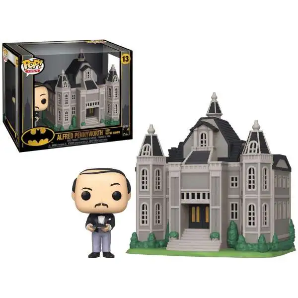 Funko DC Batman 80th POP! Town Alfred Pennyworth with Wayne Manor Vinyl Figure Set #13