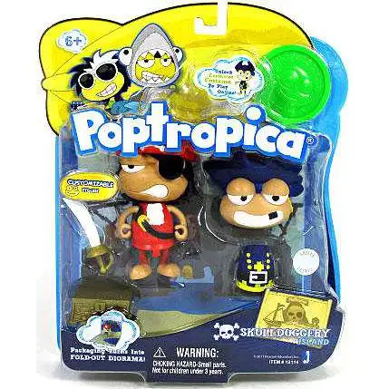 Poptropica Skull N Duggery 3-Inch Mini Figure 2-Pack [Damaged Package]