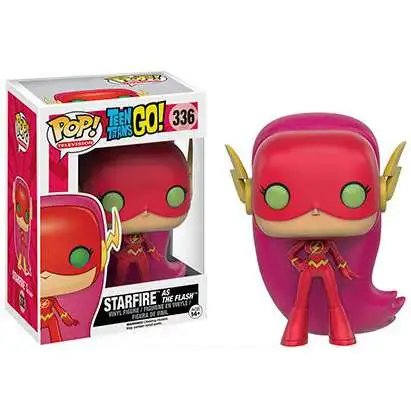 Funko DC Teen Titans Go! POP! Television Starfire as The Flash Exclusive Vinyl Figure #336