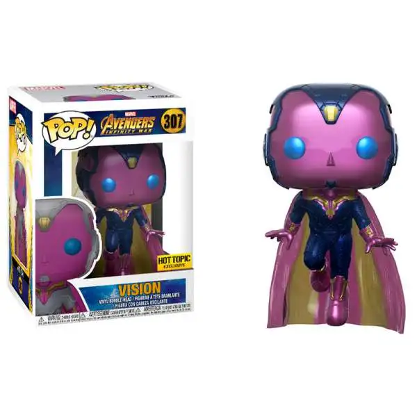 Funko Avengers Infinity War POP! Marvel Vision Exclusive Vinyl Bobble Head #307