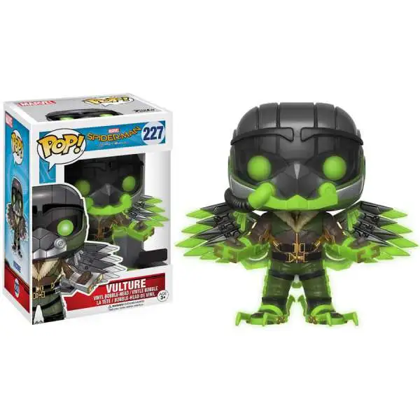 Funko Spider-Man: Homecoming POP! Marvel Vulture Exclusive Vinyl Bobble Head #227 [Glow-in-the-Dark, Damaged Package]