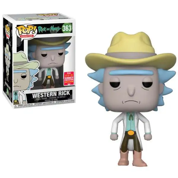 Funko Rick & Morty POP! Animation Western Rick Exclusive Vinyl Figure [Damaged Package]