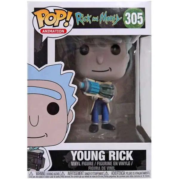 Funko Rick & Morty POP! Animation Young Rick Exclusive Vinyl Figure #305