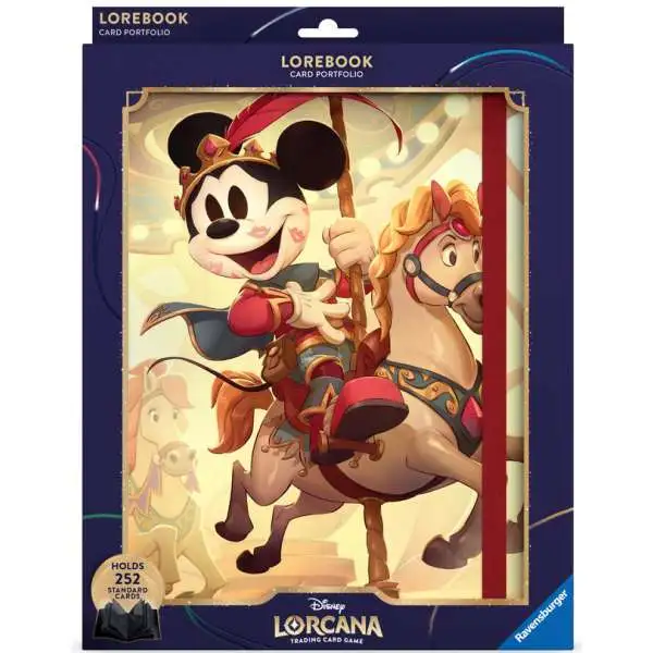 Disney Lorcana Trading Card Game Mickey Minnie 9-Pocket Portfolio