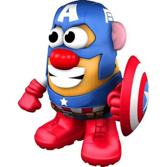 Marvel Mr Potato Head Captain America Figure [Damaged Package]