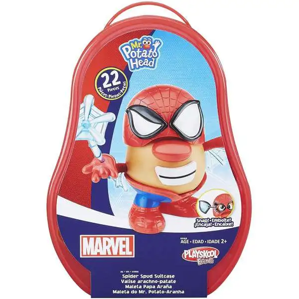 Marvel Playskool Friends Mr. Potato Head Spider Spud Suitcase Playset