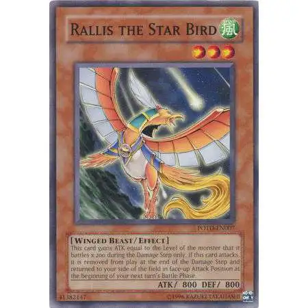 YuGiOh GX Trading Card Game Power of the Duelist Common Rallis the Star Bird POTD-EN007