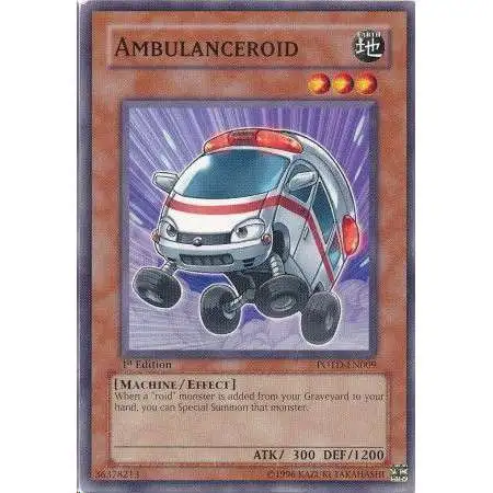 YuGiOh GX Trading Card Game Power of the Duelist Common Ambulanceroid POTD-EN009
