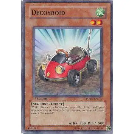 YuGiOh GX Trading Card Game Power of the Duelist Common Decoyroid POTD-EN010