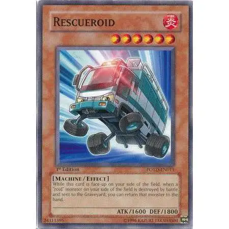 YuGiOh GX Trading Card Game Power of the Duelist Common Rescueroid POTD-EN011