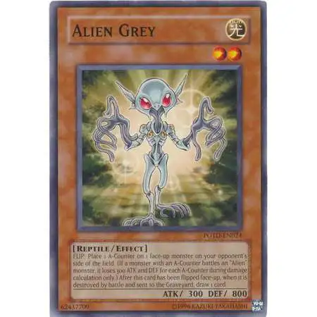 YuGiOh GX Trading Card Game Power of the Duelist Common Alien Grey POTD-EN024