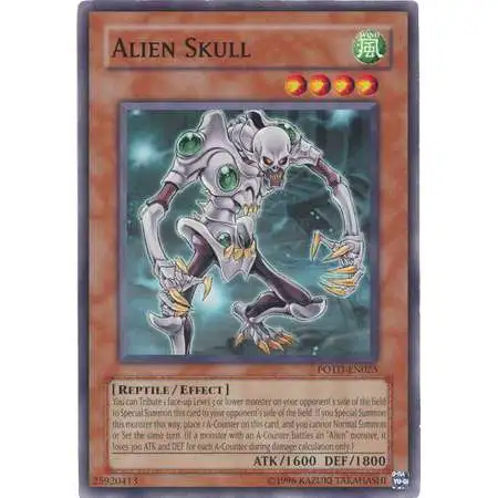 YuGiOh GX Trading Card Game Power of the Duelist Common Alien Skull POTD-EN025