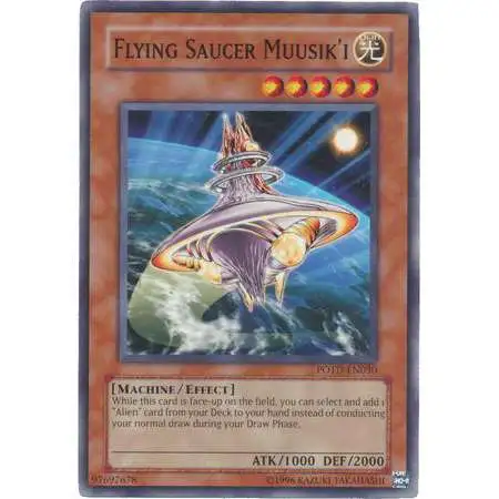 YuGiOh GX Trading Card Game Power of the Duelist Common Flying Saucer Muusik'i POTD-EN030