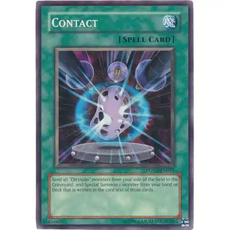 YuGiOh GX Trading Card Game Power of the Duelist Common Contact POTD-EN037