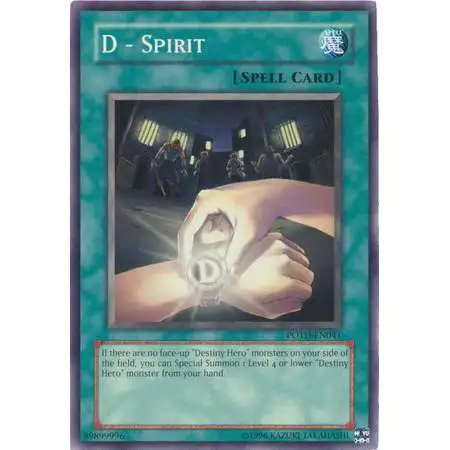 YuGiOh GX Trading Card Game Power of the Duelist Common D - Spirit POTD-EN041