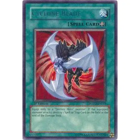YuGiOh GX Trading Card Game Power of the Duelist Rare Cyclone Blade POTD-EN043