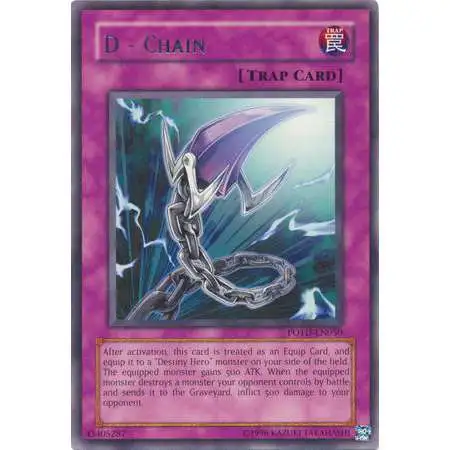 YuGiOh GX Trading Card Game Power of the Duelist Rare D - Chain POTD-EN050