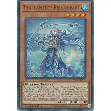 YuGiOh Power of the Elements Ultra Rare Tearlaments Reinoheart POTE-EN015