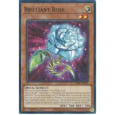 YuGiOh Power of the Elements Common Brilliant Rose POTE-EN021