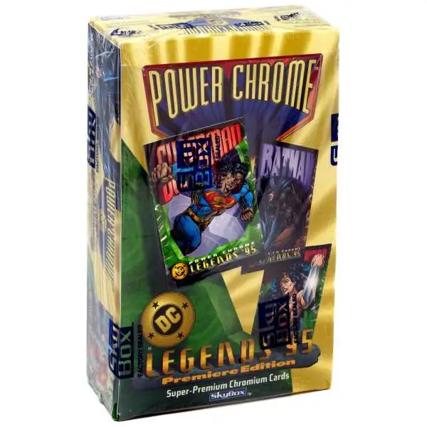 DC Power Chrome 1995 Legends Trading Card HOBBY Box [Premiere Edition, 36 Packs]