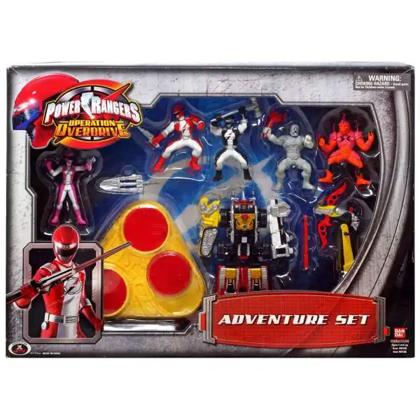 Operation Overdrive Power Rangers Adventure Set PVC Figures