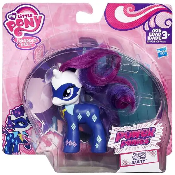 My Little Pony Friendship is Magic Power Ponies Rarity Exclusive Figure [Radiance, Damaged Package]