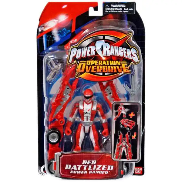 Power Rangers Operation Overdrive Red Battlized Power Ranger Action Figure