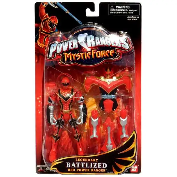 Power Rangers Mystic Force Legendary Battlized Red Power Ranger Action Figure [Damaged Package]