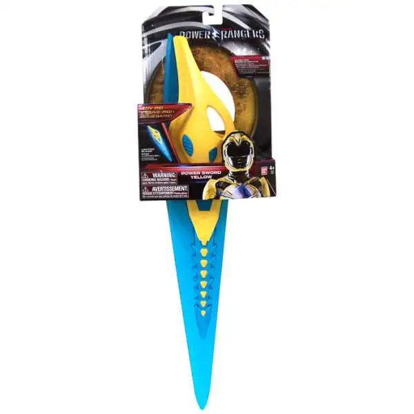 Power Rangers Movie Yellow Power Sword Exclusive Roleplay Toy