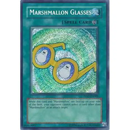 YuGiOh Trading Card Game Premium Pack 1 Secret Rare Marshmallon Glasses PP01-EN004