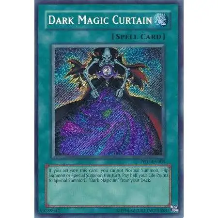 YuGiOh Trading Card Game Premium Pack 1 Secret Rare Dark Magic Curtain PP01-EN008