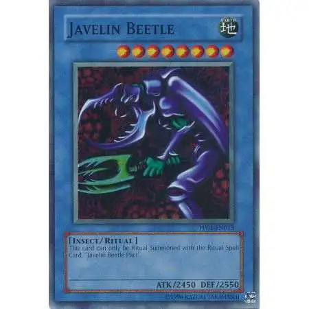 YuGiOh Trading Card Game Premium Pack 1 Super Rare Javelin Beetle PP01-EN013