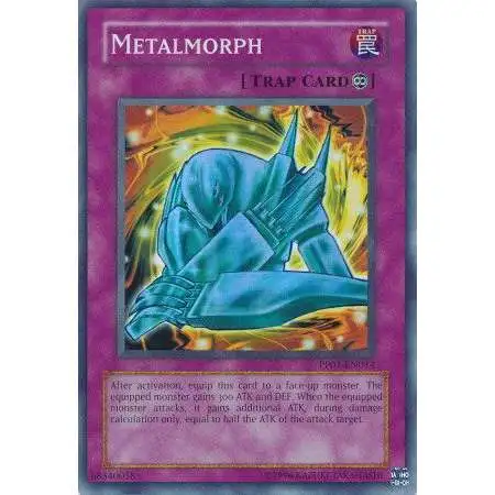 YuGiOh GX Trading Card Game Premium Pack 1 Super Rare Metalmorph PP01-EN014