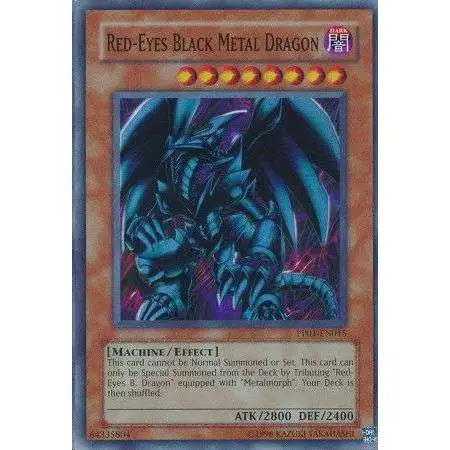 YuGiOh Trading Card Game Premium Pack 1 Super Rare Red-Eyes Black Metal Dragon PP01-EN015