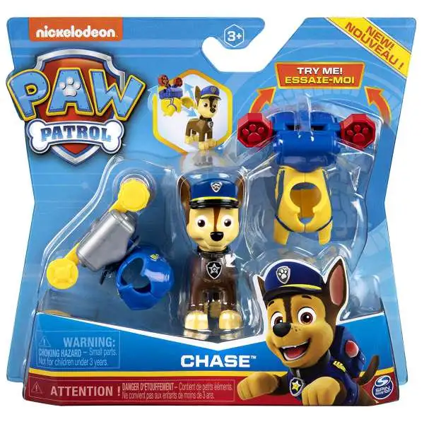 Paw Patrol Chase Figure [2 Clip on Backpacks]