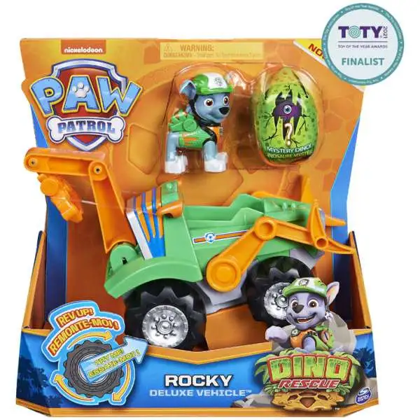 Paw Patrol Dino Rescue Rocky Deluxe Vehicle