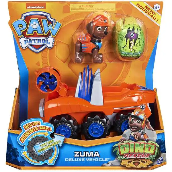 Deluxe Chase-Neuf Paw Patrol Dino Rescue Vehicle avec Pup 