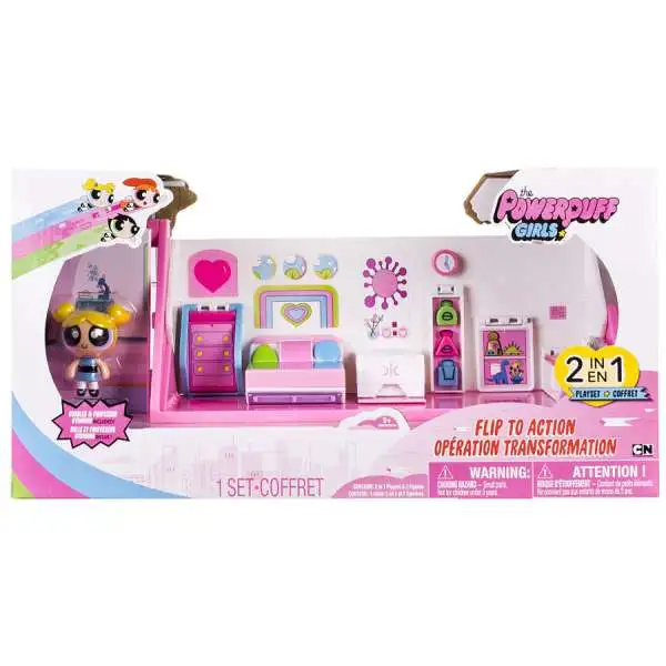 Powerpuff Girls Flip to Action 2 Playset Spin Master - ToyWiz