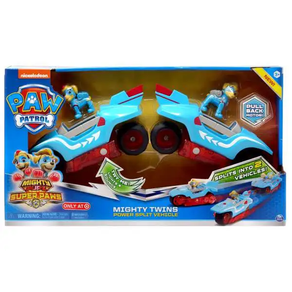 Paw Patrol Mighty Pups Super Paws Mighty Twins Exclusive Power Split Vehicle