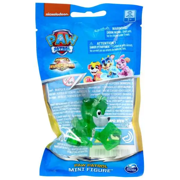 Paw Patrol Mighty Pups Super Paws Rocky 2-Inch Mini Figure
