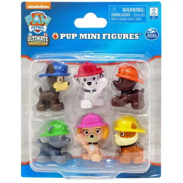 Paw Patrol Ultimate Rescue 2-Inch Mini Figure 6-Pack [Damaged Package]
