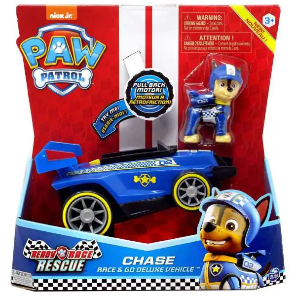Paw Patrol Ready Race Rescue Race & Go Chase Vehicle & Figure