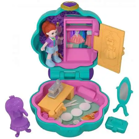 Polly Pocket Zen Cat Restaurant Japanese Sushi-Themed Playset with 2 Micro  Dolls