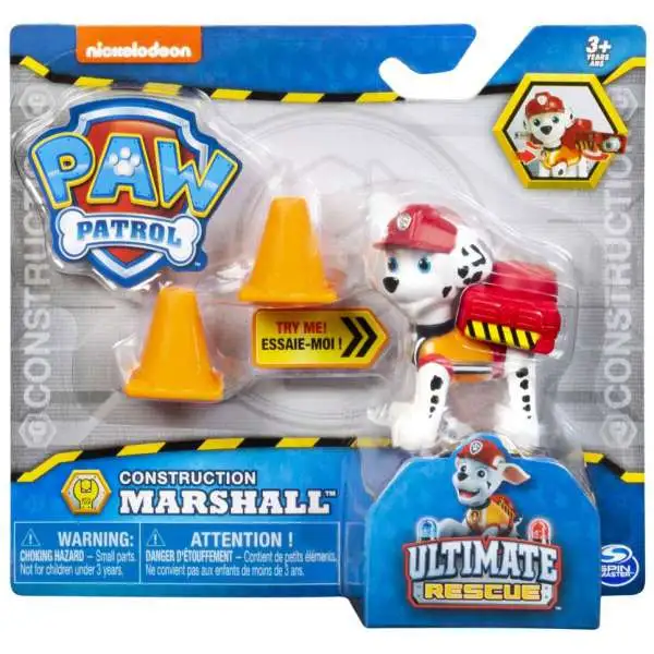 Paw Patrol Ultimate Rescue Construction Marshall Figure