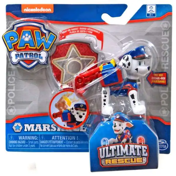 Paw Patrol Ultimate Rescue Marshall Exclusive Figure [Badge]